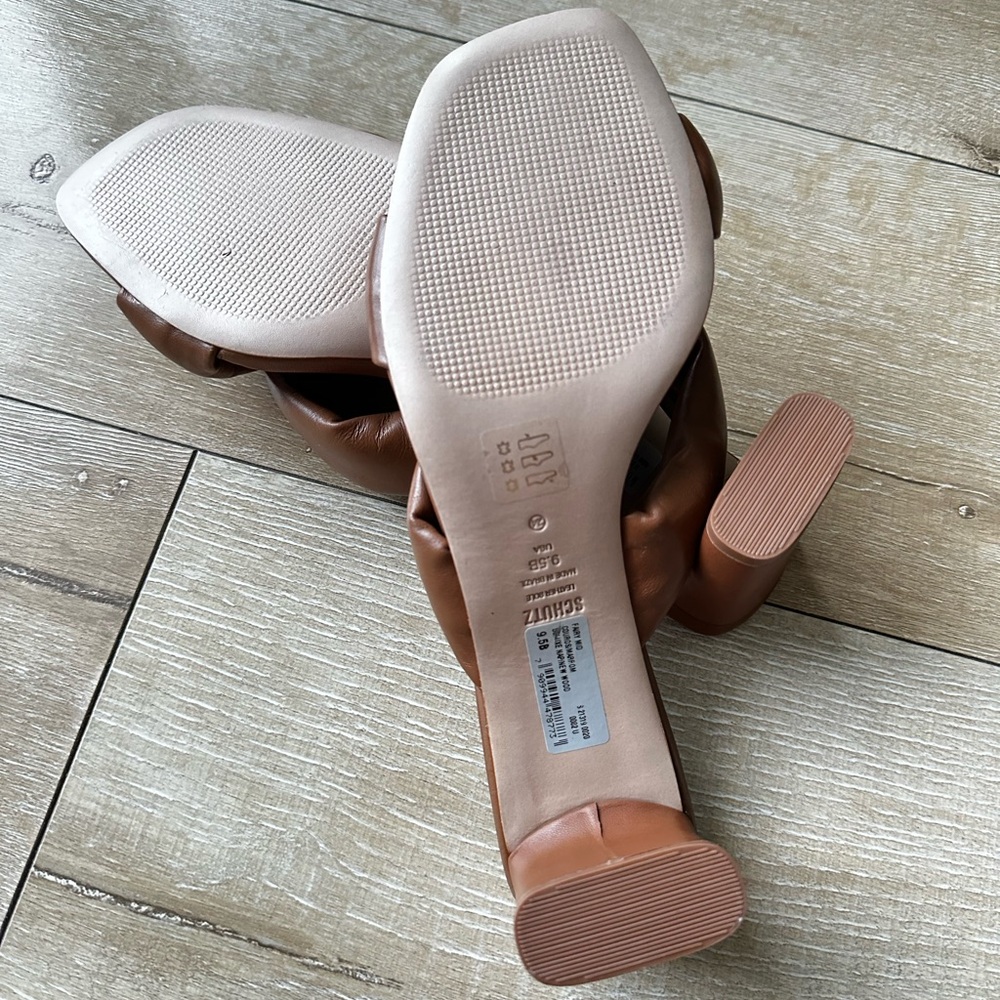 Schutz Fairy Mid Nappa Leather Sandal - Picture 10 of 12